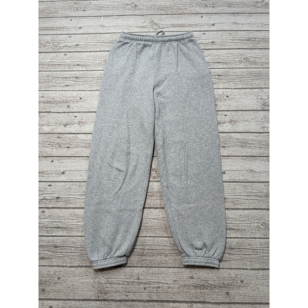 TNA Aritzia Joggers Women's XS Gray Mega Fit Cozy Fleece Sweatfleece Athletic